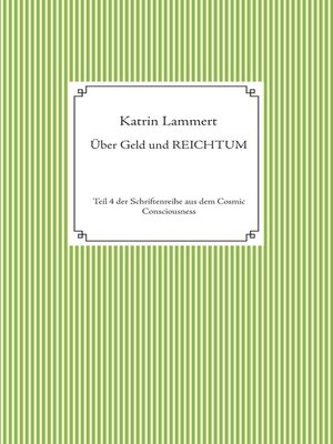 cover image of Über Geld und Reichtum